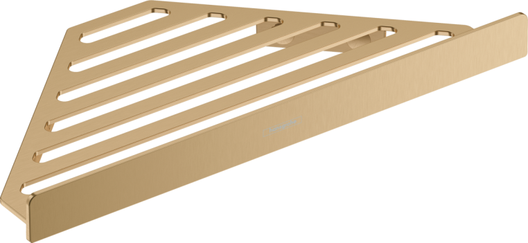 Угловая полка Hansgrohe AddStoris 41741140 шлифованная бронза