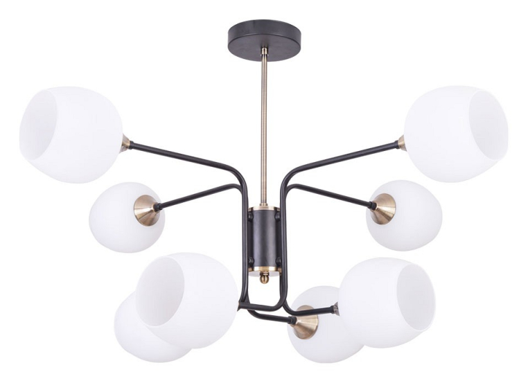 Люстра на штанге Arte Lamp Skat A3564PL-8BK
