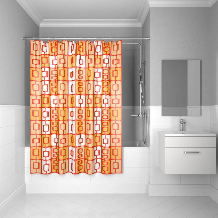 Штора для ванной IDDIS Orange Toffee 200*240  (280P24RI11)