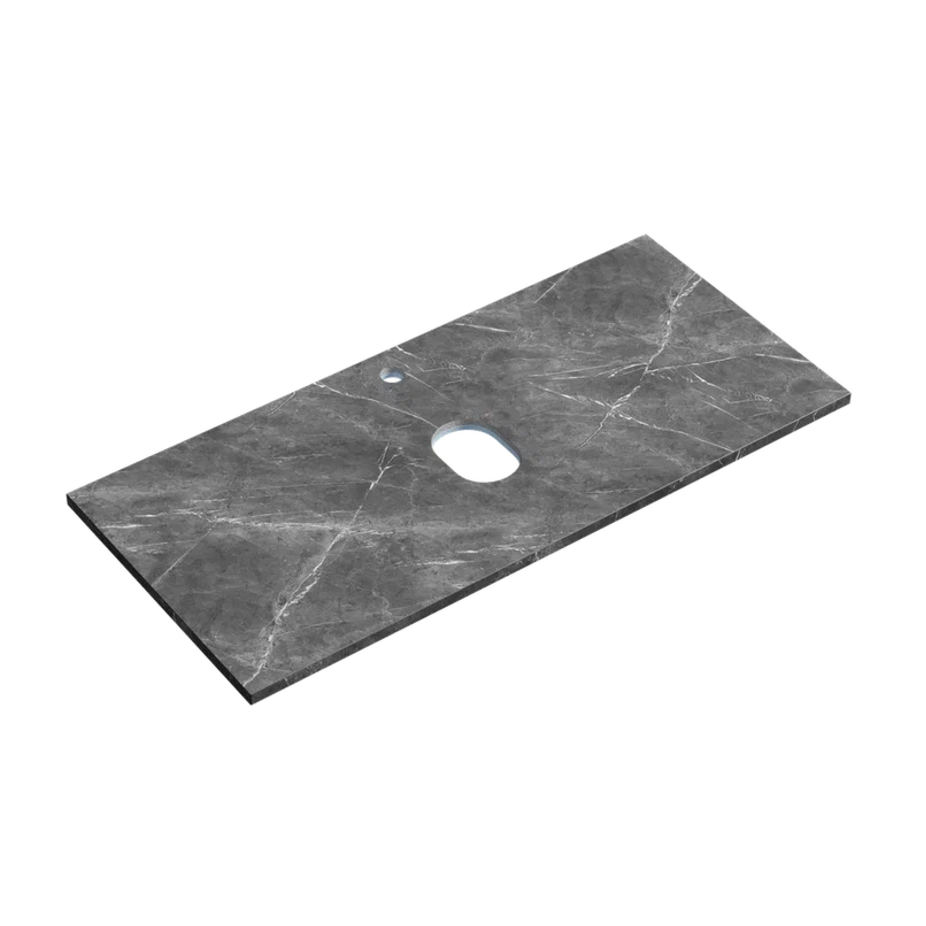 Столешница для ванной комнаты SANCOS 1200х460, цвет black sky, арт. TT120A1X