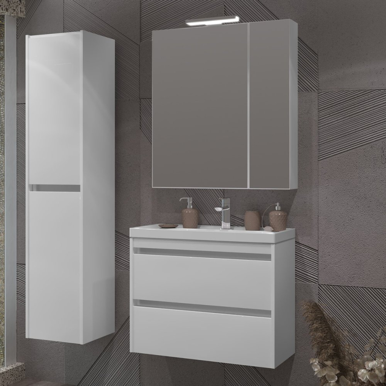 Комплект мебели Opadiris Фреш 70 белая (00-00003577+031100-u+00-00005577)