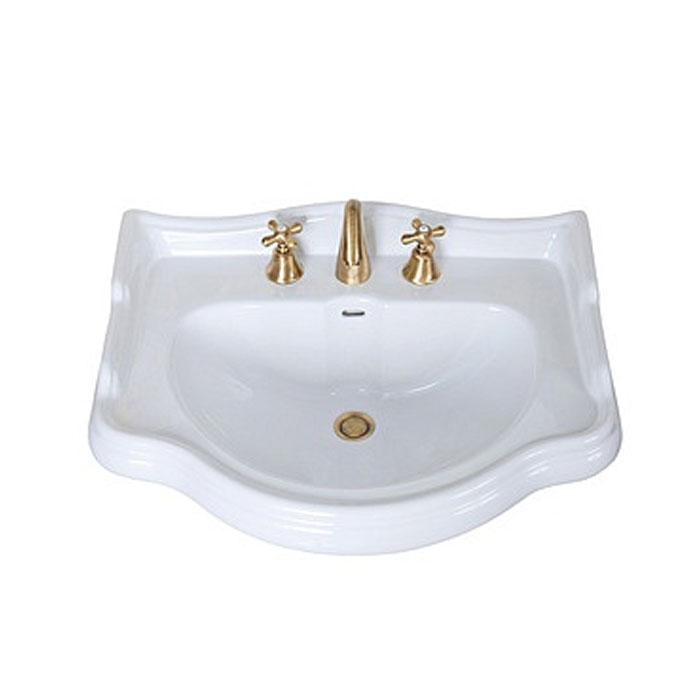 Раковина Kerasan Retro 69х52 см, 3 отв., белый 104601*2