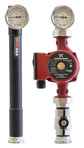 Насосная группа ROMMER (RDG-0001-002501) с прямым контуром 1 без насоса