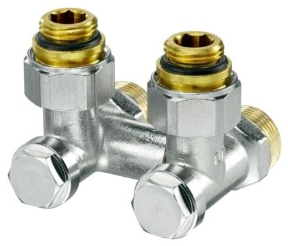 Вентиль Oventrop Мultiflex V ZB  1/2 AGx3/4 AG угловой с преднастройкой (1016292)