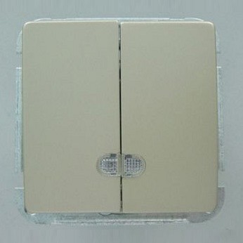 Выключатель двухклавишный без рамки Imex 1188L 1188L-S300