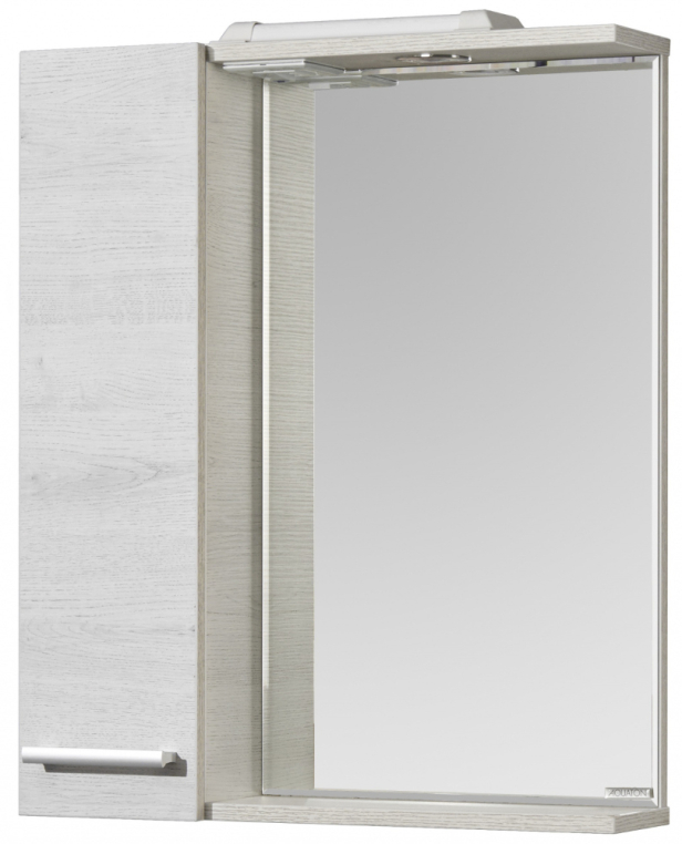 Шкаф-зеркало Aquaton Ронда 60 1A205102RSC2L с подсветкой