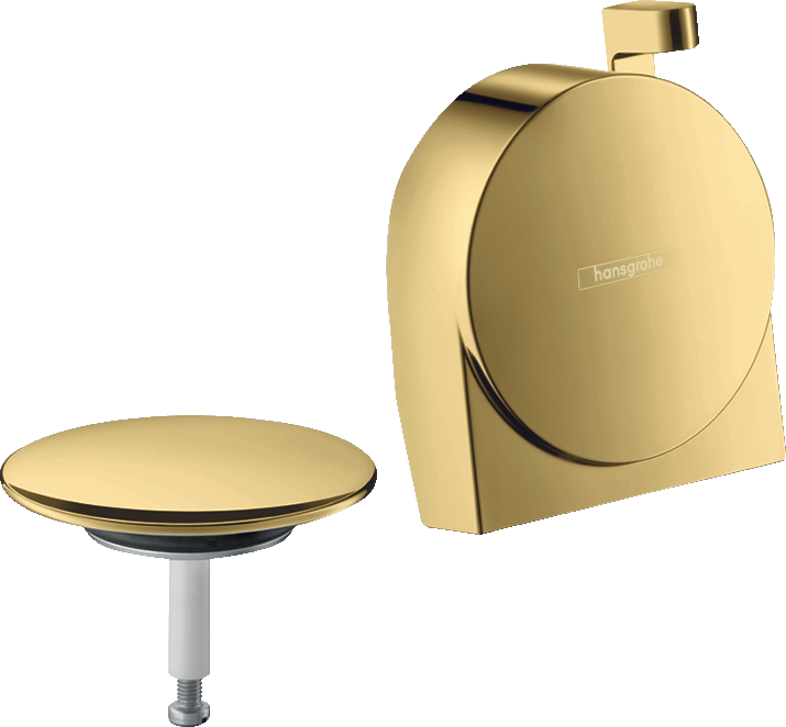 Излив на ванну Hansgrohe Exafill S с набором для слива и перелива (внешняя часть) полир,золото (58117990)