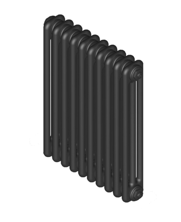 Стальной трубчатый радиатор Irsap Tesi 3 0565 20 секций с боковой подводкой №30, 3/4'', черный (RT3 0565 20 10 №30)