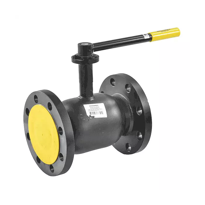 Кран шаровой сталь 09Г2С Ballomax КШТ 61.103 Ду 125 Ру25 фл L=325мм ISO-фл и рукоятка BROEN КШТ 61.103.125.А.25