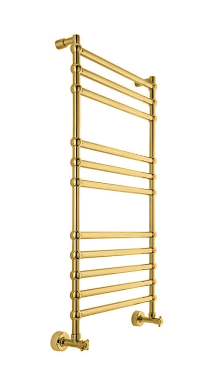 Полотенцесушитель водяной Margaroli Sole 42x107 464TS3611GON золото