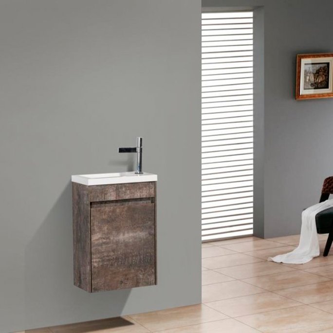 Тумба под раковину BelBagno Pietra Mini 40 L stone (PIETRA MINI-400-1A-SO-PT-L)