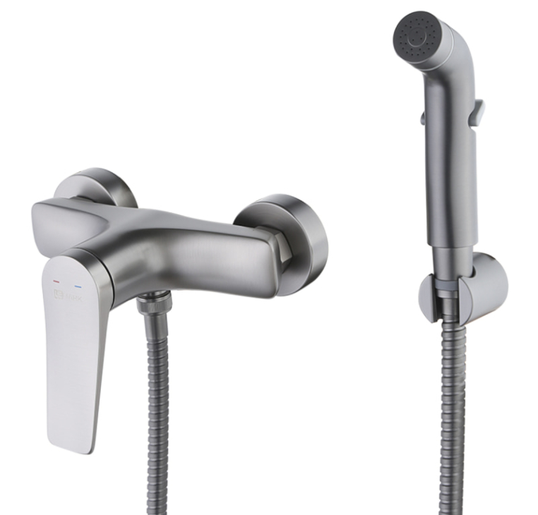 Смеситель с гигиеническим душем LEMARK Bronx LM3718GM