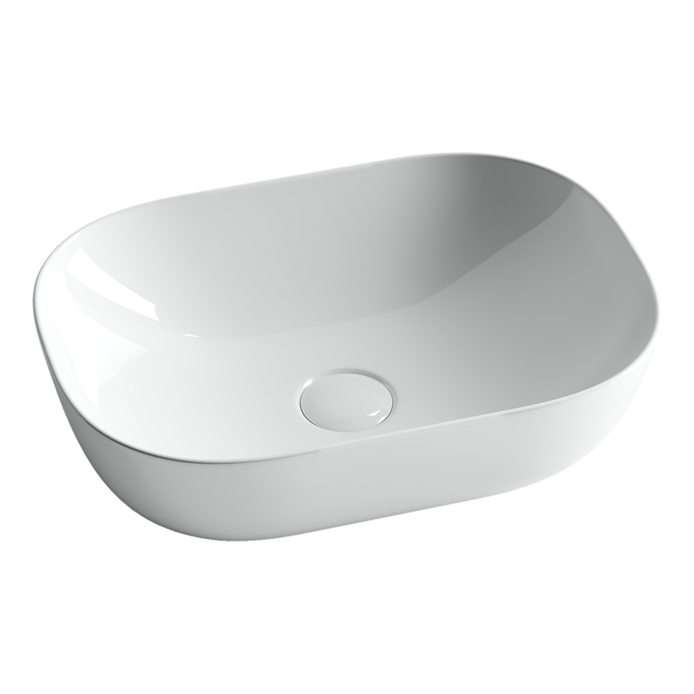 Накладные раковины CERAMICANOVA CN6009 Умывальник чаша накладная прямоугольная Element 455*325*135 мм