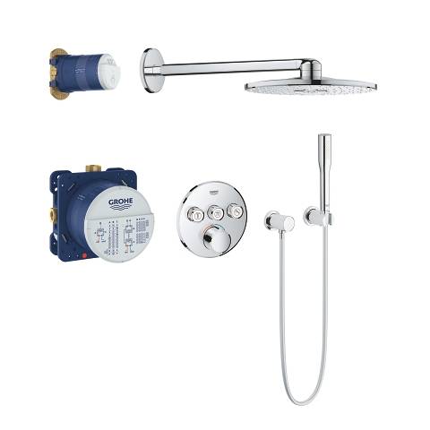 Душевая система GROHE SmartControl Rainshower 310 34709000 хром