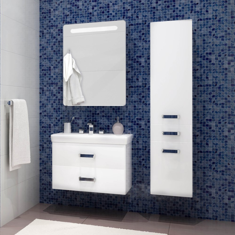 Комплект мебели Aquaton Америна 70 белая (1A1376K1AM010+1A135302AM01L)