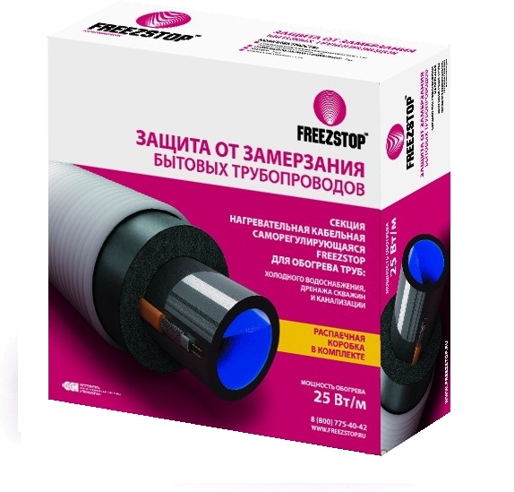 Секция нагревательная кабельная саморегулирующаяся Freezstop 25-4 м (43051106000006)