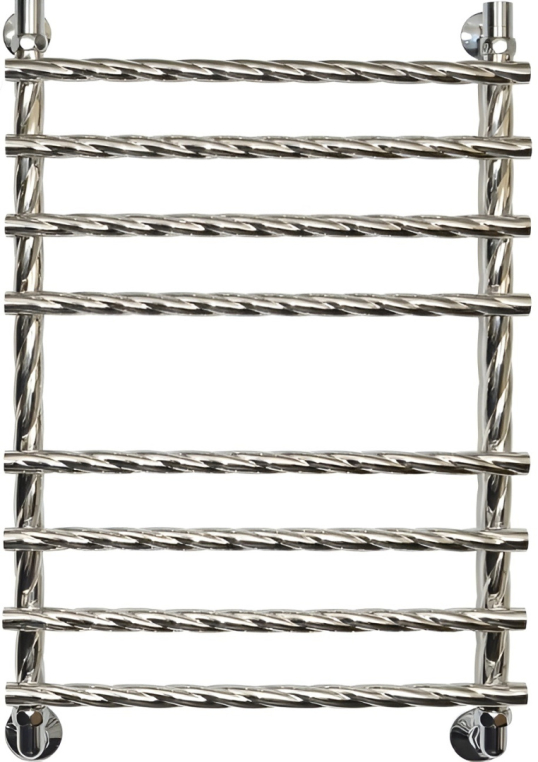Полотенцесушитель Двин R BRAID electro 100/60 1"-3/4"-1/2" Электрический  ТЭН справа К эл, Белый (4627170784231)