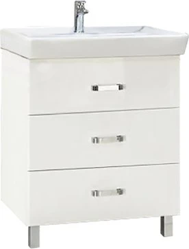 Тумба с раковиной Aquaton Америна 60 М (белый) 1A1689K1AM010