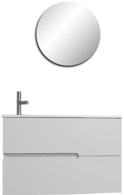 Комплект мебели Jacob Delafon Nona 80 L глянцевый белый (EB1888RU-G1C+EB1880RU-00+EB1143-NF)