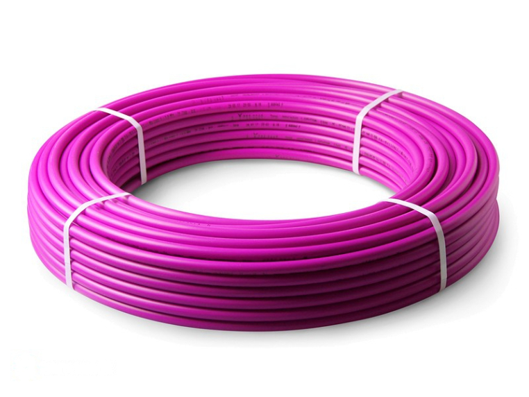 Труба Pro Aqua PE-RT EVOH пятислойная фиолетовая 16x2,2 отрезок \ 210м \ (PERT5S7416-210)