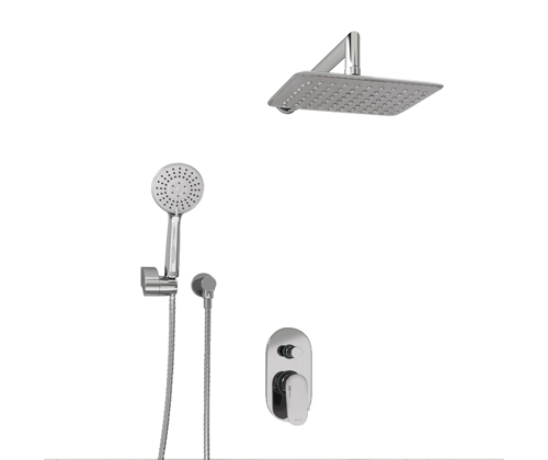 A14031 Встраиваемый комплект для душа с верхней душевой насадкой и лейкой
