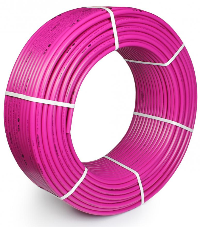 Труба Pro Aqua PE-RT EVOH пятислойная фиолетовая 16x2,2 отрезок \ 245м \ (PERT5S7416-245)