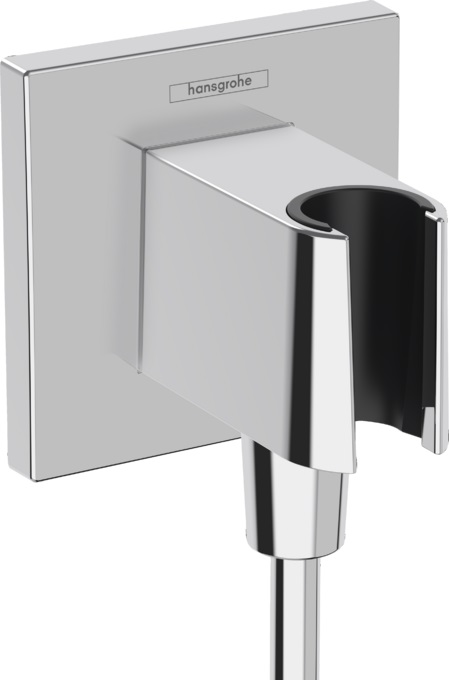 Шланговое подключение с держателем для душа Hansgrohe FixFit E 26889000 хром