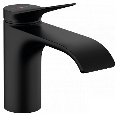Смеситель для раковины Hansgrohe Vivenis с донным клапаном 75010670 черный матовый