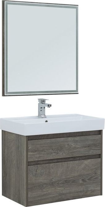 Мебель для ванной Aquanet Nova Lite 75 дуб рошелье (2 ящика) 00242904