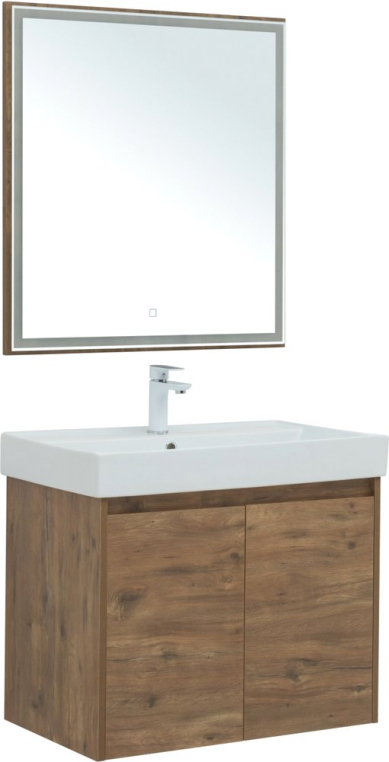 Комплект мебели Aquanet Nova Lite 75 дуб рустикальный, с дверками (00298852+00242338+00249513)