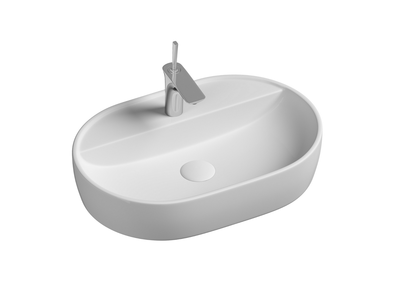 Накладные раковины CERAMICANOVA CN6035 Умывальник накладной Element 600*400*125мм