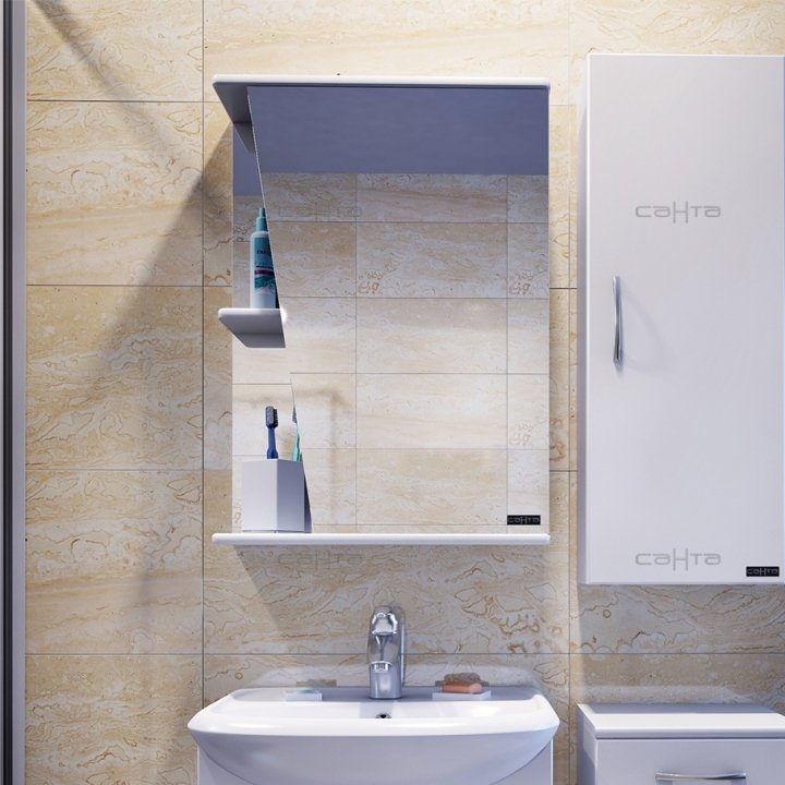 Зеркальный шкаф СаНта Акцент 50 L 101001