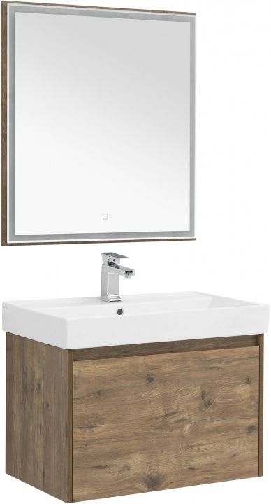 Мебель для ванной Aquanet Nova Lite 75 дуб рустикальный (1 ящик) 00254217
