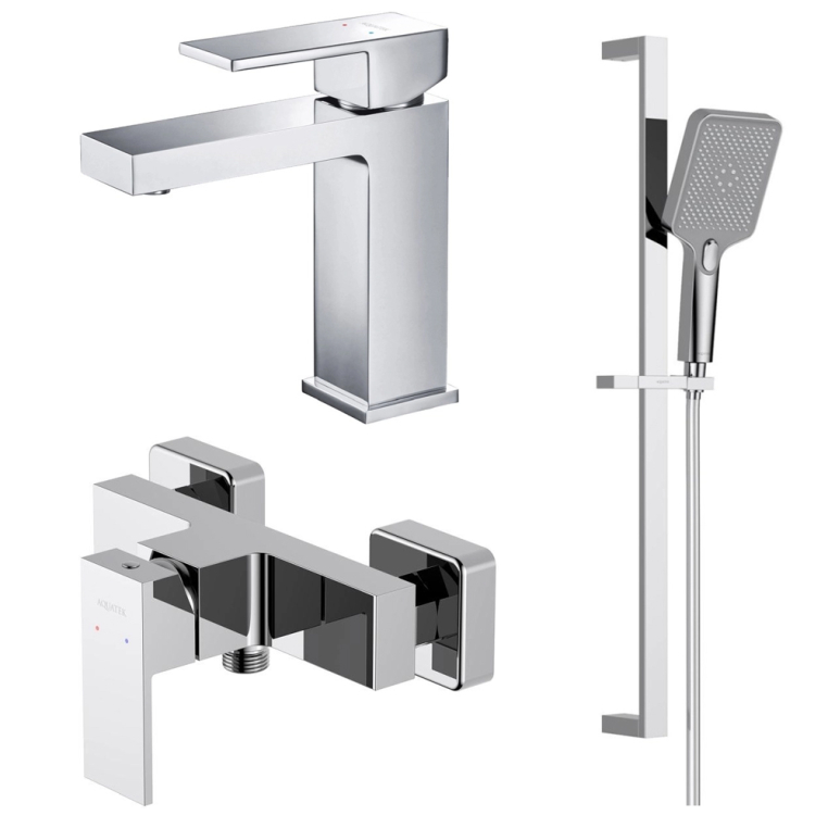 Комплект смесителей для ванны Aquatek Либра AQ1631CR