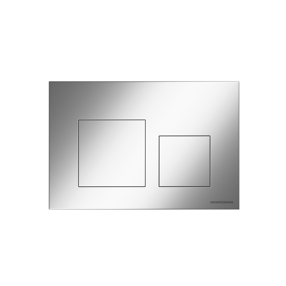 Кнопка смыва Balance, клавиши Square, цвет хром матовый, арт. CN12-002M