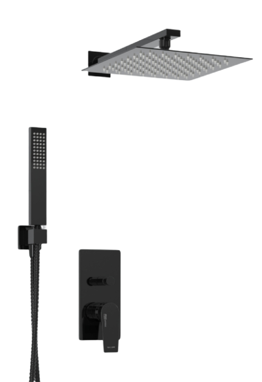 Встраиваемый комплект для душа WasserKraft Glan A66209 с верхней душевой насадкой и лейкой
