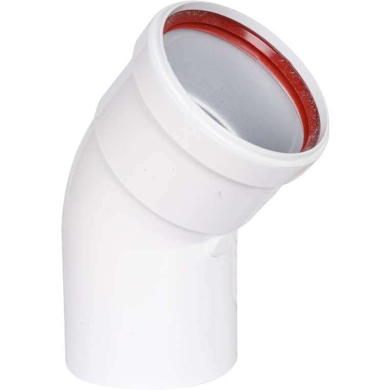 ROMMER RCA-0080-000045 Отвод D 80 угол 45гр. M/F (мама/папа)
