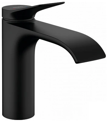 Смеситель для раковины Hansgrohe Vivenis без донного клапана 75022670 черный матовый