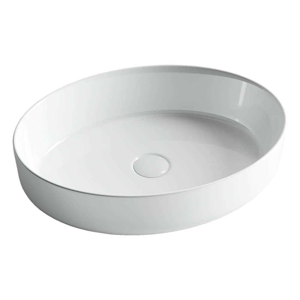 Накладные раковины CERAMICANOVA CN5002 Умывальник чаша накладная овальная Element 550*400*140мм