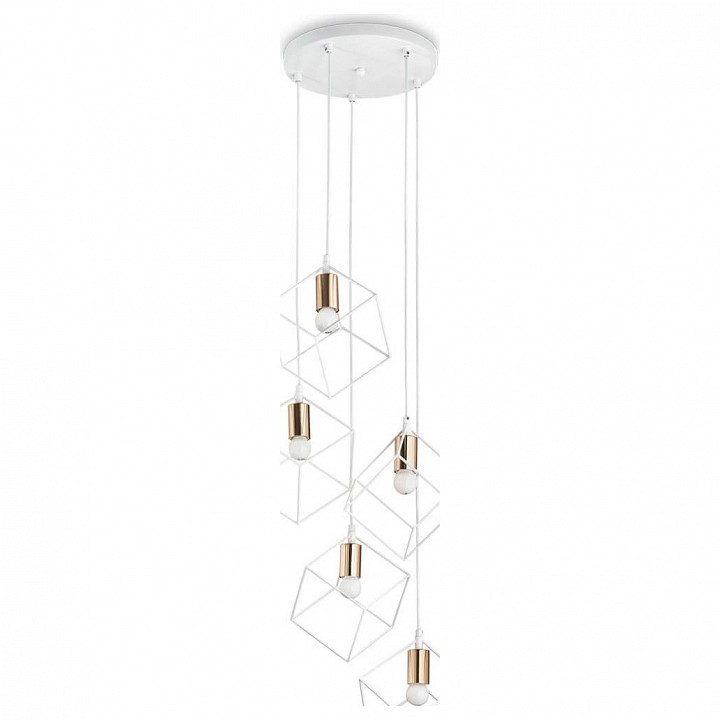 Подвесной светильник Ideal Lux Ice ICE SP5 BIANCO
