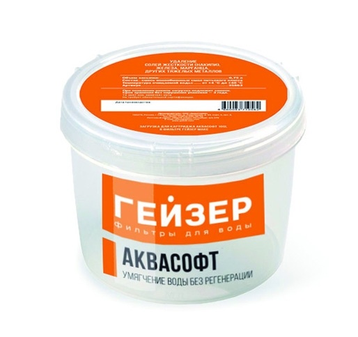 Сменная засыпка для картриджа Аквасофт для фильтров Гейзер (35863)