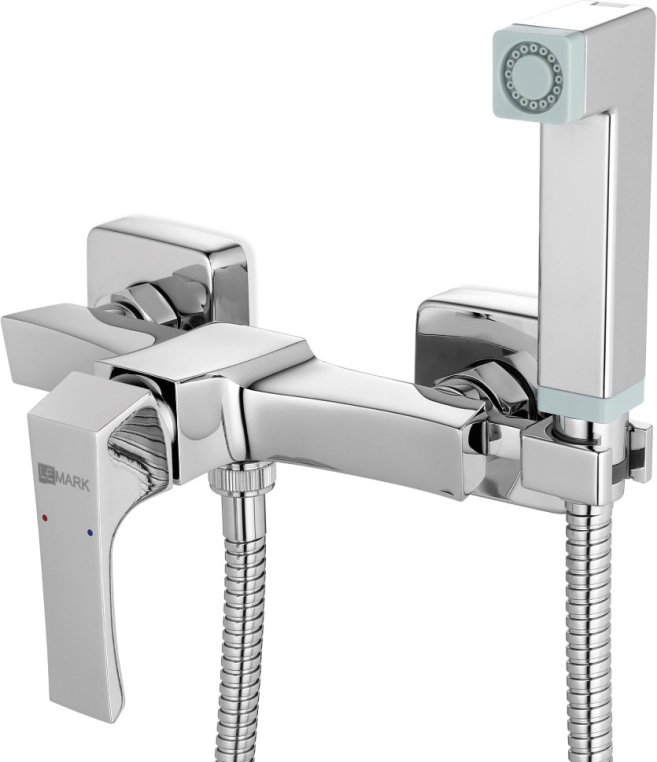 Смеситель встраиваемый LEMARK Unit LM4518C с гигиеническим душем