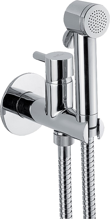Гигиенический душ со смесителем Webert Elio EL870303015PVC, хром