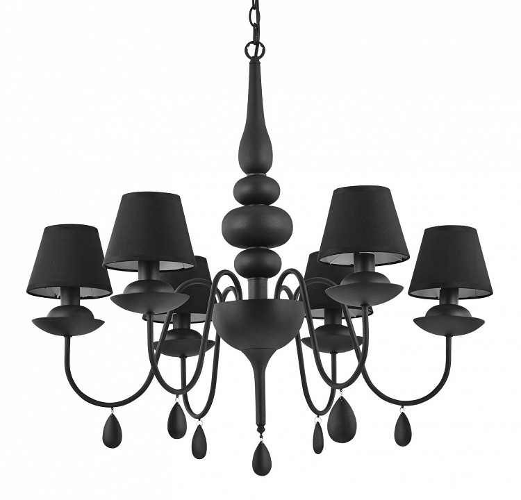 Подвесная люстра Ideal Lux Blanche BLANCHE SP6 NERO