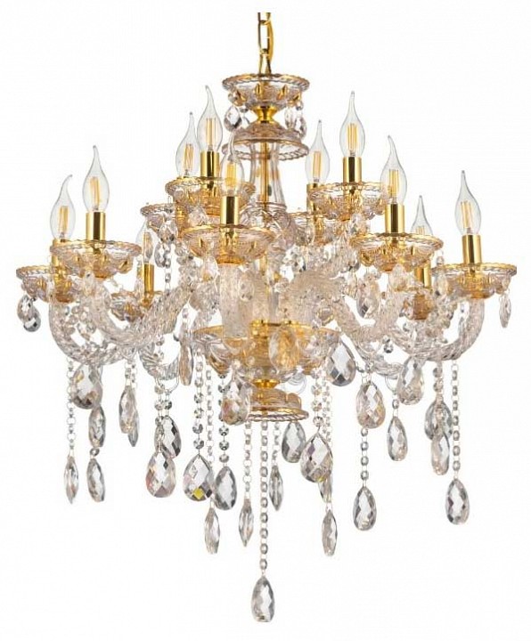 Подвесная люстра LUMINA DECO Eliza LDP 7025-8+4 GD