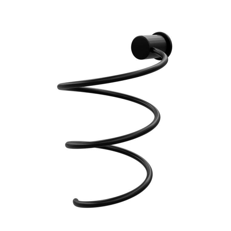 Держатель фена WasserKRAFT K-1080BLACK черный