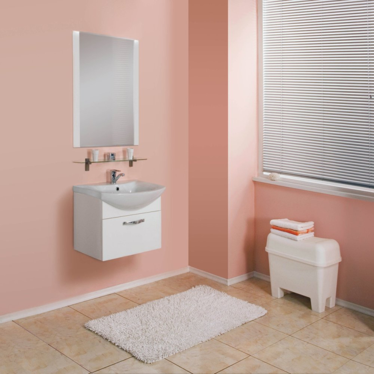 Комплект мебели Aquaton Ария 65 белая (1A1340K0AA010+1A133702AA010)
