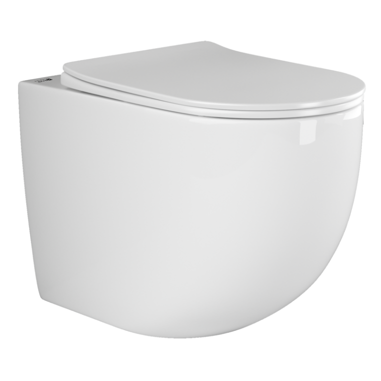 Приставной унитаз Ceramica Nova Mia с микролифтом безободковый CN1810