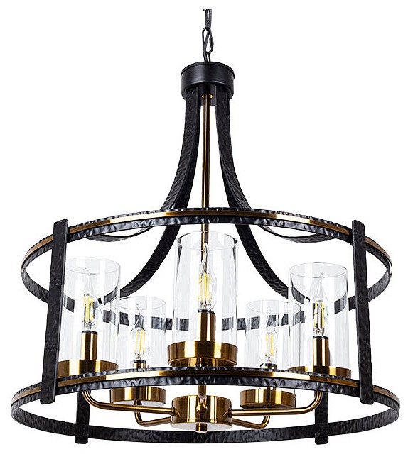 Подвесная люстра Arte Lamp Avior A7011SP-5BK