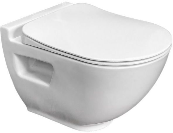 Подвесной унитаз Bien Harmony с микролифтом, безободковый HRKA052N2VP1W3000